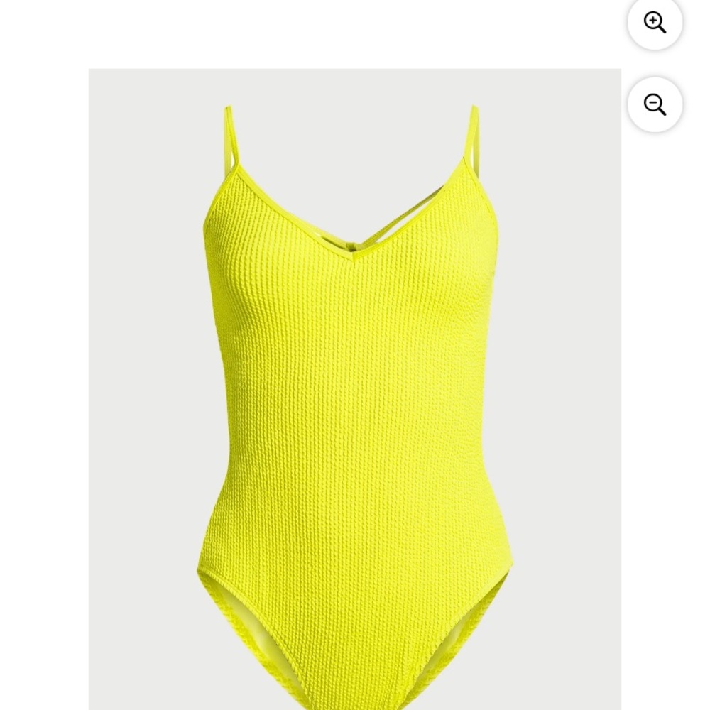 No Boundaries Citrus Sizzle One Piece Swimsuit size L